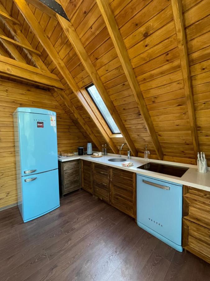 Panurlawoodenhouse Oezel Havuz& Sauna Mavi エクステリア 写真