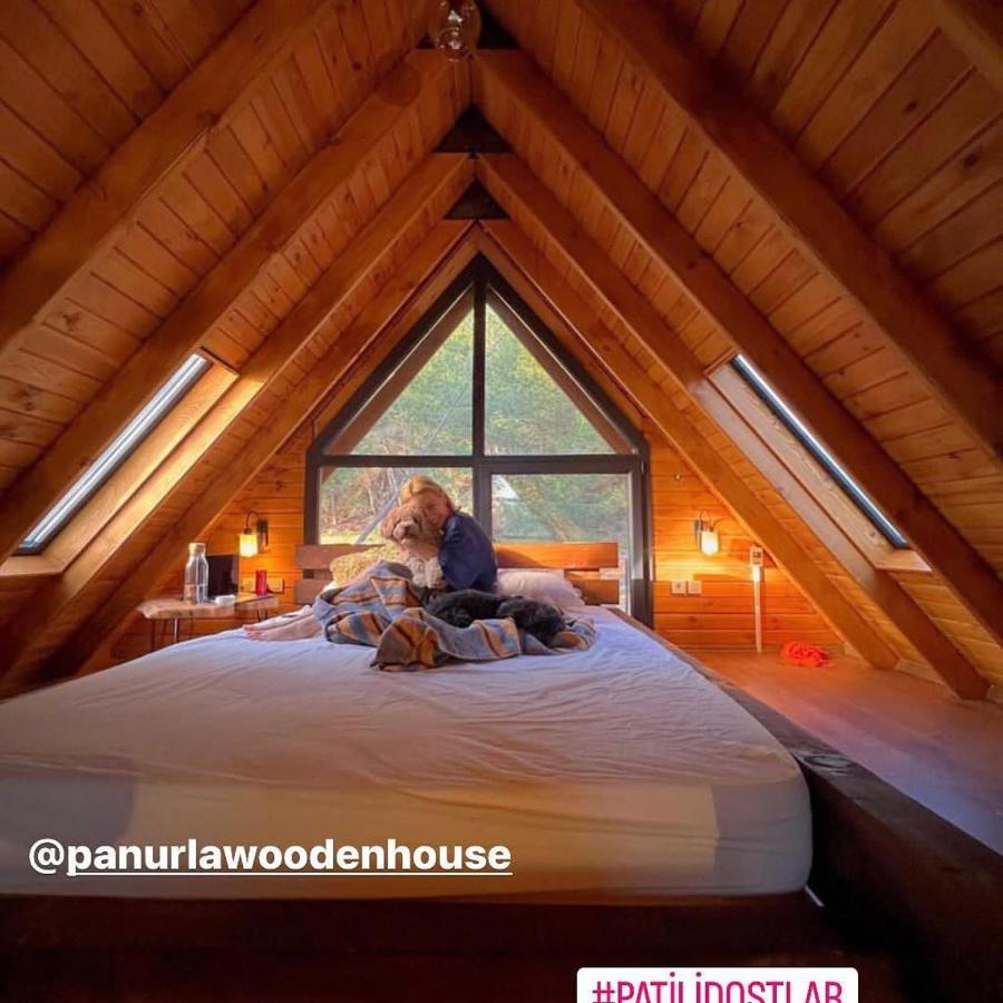 Panurlawoodenhouse Oezel Havuz& Sauna Mavi エクステリア 写真