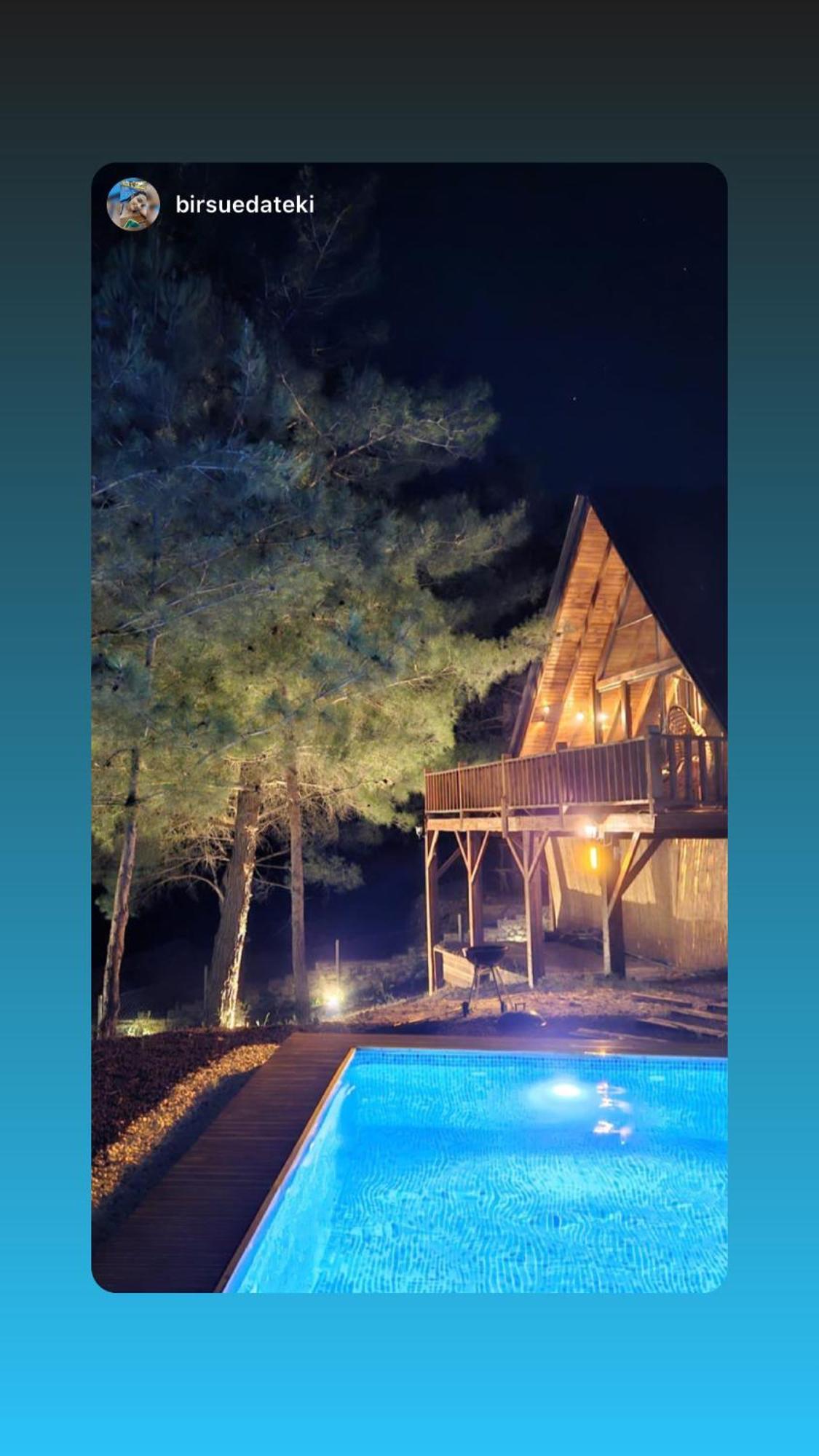 Panurlawoodenhouse Oezel Havuz& Sauna Mavi エクステリア 写真