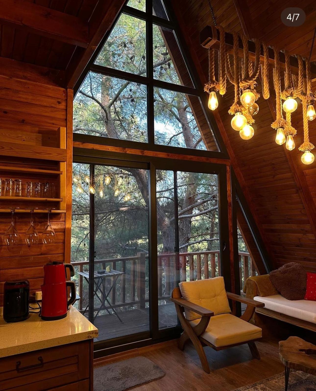 Panurlawoodenhouse Oezel Havuz& Sauna Mavi エクステリア 写真