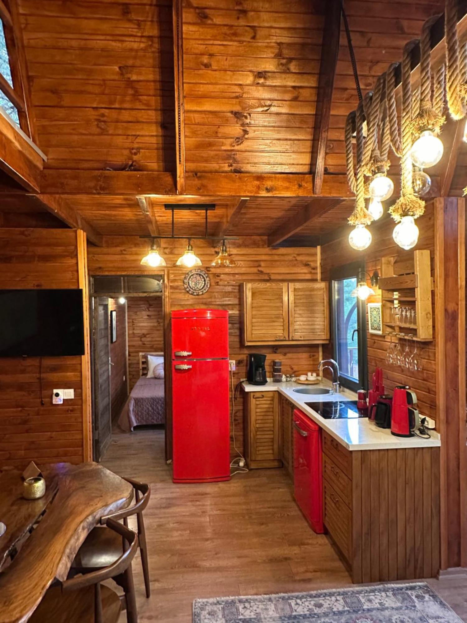 Panurlawoodenhouse Oezel Havuz& Sauna Mavi エクステリア 写真